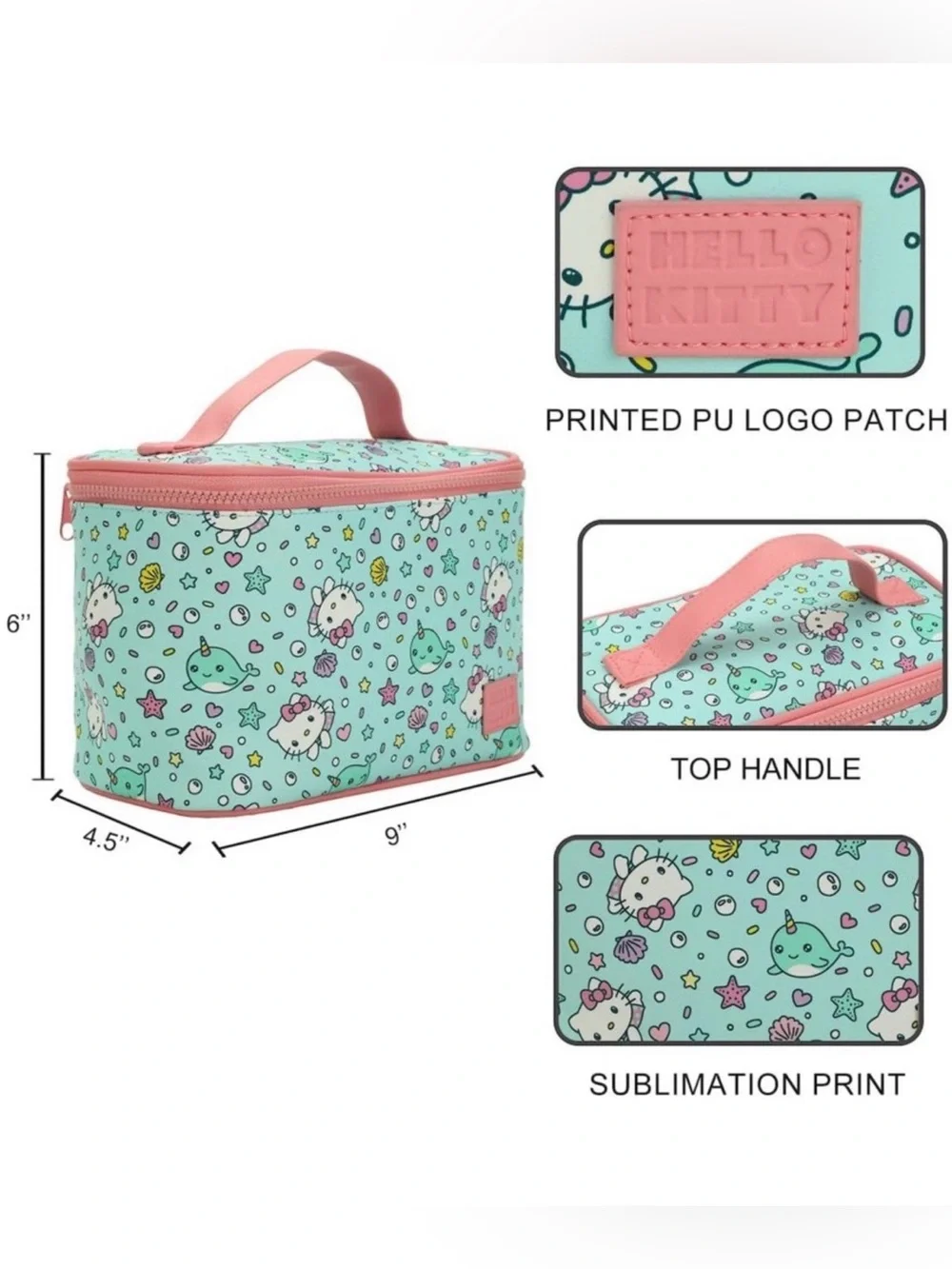 Bioworld Hello Kitty Marine Life Light Blue 6